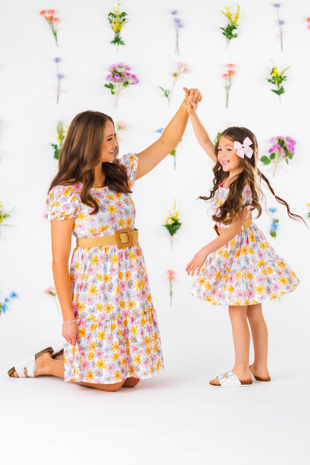 Mom & Me - Colorful Daisy Dress | Sparkle in Pink