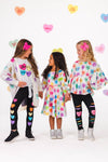 Rainbow Candy Hearts Legging Set