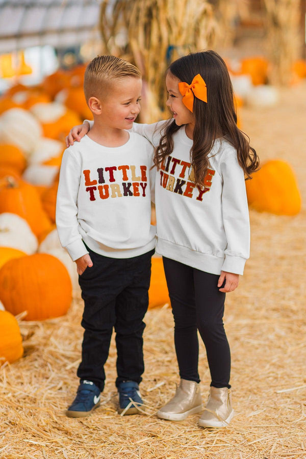 Mom & Kid - "Thankful For My Turkeys & Little Turkey" Top