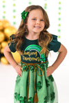 "Chasing Rainbows" Shamrock Tutu Dress | Sparkle in Pink