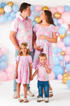 Pastel Tie Dye Family Set | Sparkle in Pink