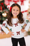 Mom & Me - Plaid Bows Top & Legging Set