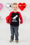 "Loveosaurus" Shirt | Sparkle in Pink