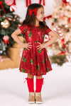 Mom & Me - Red Sequin Christmas Tree Dress