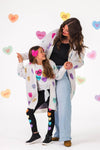 Mom & Me - Candy Hearts Cardigan