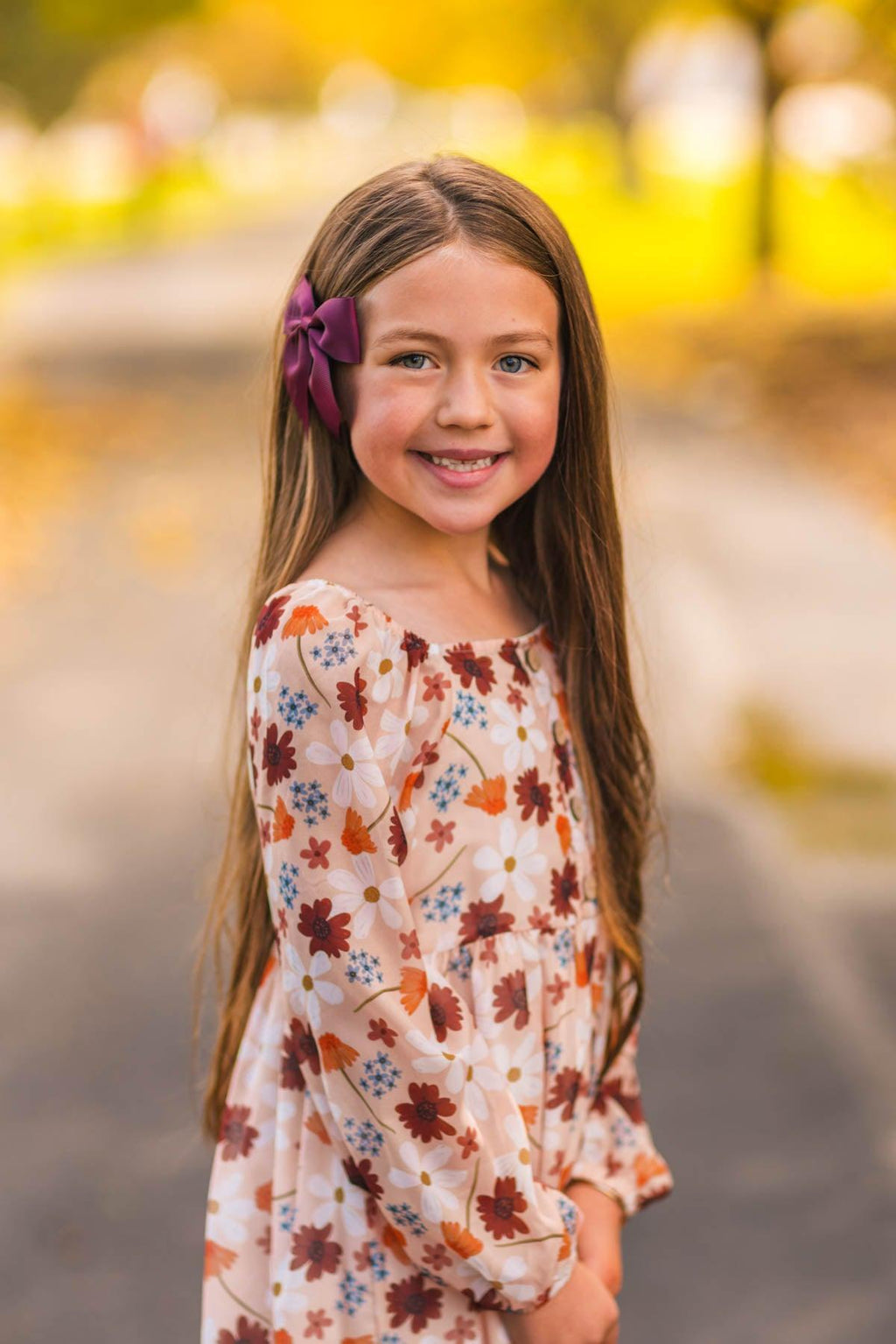 Mom & Me - Peach Floral Dress | Sparkle in Pink