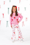 Pink Sweater Candy Cane Flare Set