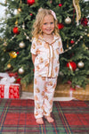Mom & Me - Pink Checkered Gingerbread Pajamas | Sparkle in Pink