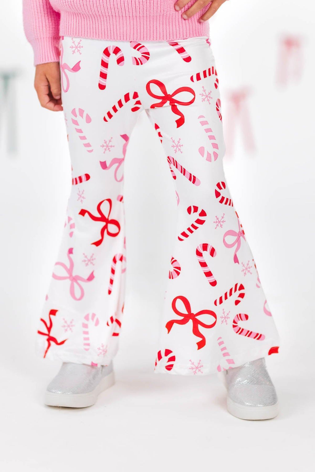 Pink Sweater Candy Cane Flare Set