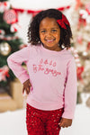"Tis The Season" Velvet Sequin Bell Bottom Set