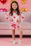 Mom & Me - Pink Ruffle Heart Pajamas
