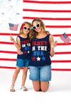Mom & Me - "Party In The USA" Tank Top | Sparkle in Pink