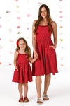 Mom & Me - Red Polka Dot Dress | Sparkle in Pink