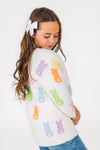 Mom & Me - Cozy Pastel Bunny Cardigan | Sparkle in Pink