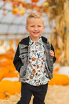 Skater Ghost Button Down Top