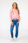 Mom & Me - "Mama & Mini" Pink Peep Top | Sparkle in Pink