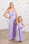 Mom & Me - Stripe Jumpsuit | Sparkle in Pink