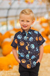 Trick Or Treat Star Button Down Top