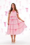 Mom & Me - Pink Ruffle Bow Dress