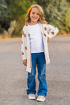 Mom & Me - Cozy Cream Pumpkin Cardigan | Sparkle in Pink
