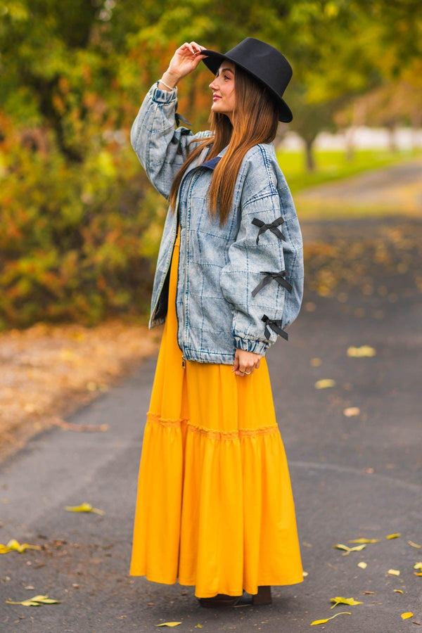 Mom & Me - Mustard Eyelet Lace Dress | Sparkle in Pink