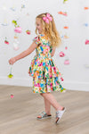 Mom & Me - Floral Watercolor Dress | Sparkle in Pink