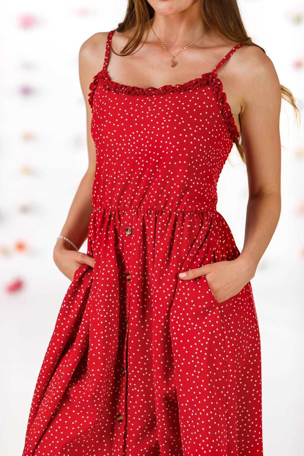 Mom & Me - Red Polka Dot Dress | Sparkle in Pink