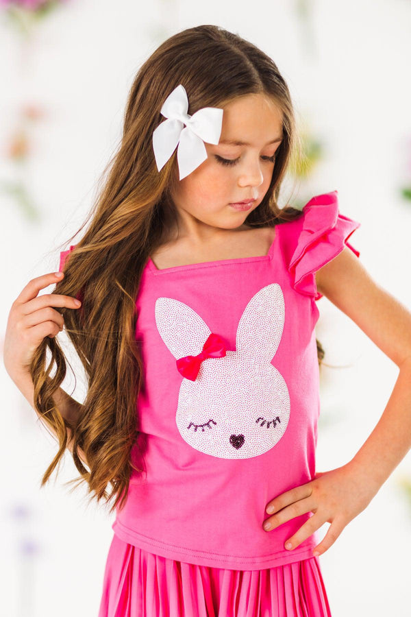 Pink Ombre Bunny Pant Set | Sparkle in Pink