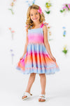 Mom & Me - Sunset Ruffle Tank Dress | Sparkle in Pink