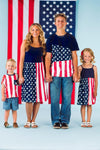 American Flag Matching Family Set | Sparkle in Pink