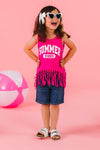 Mom & Me - "Summer Vibes" Hot Pink Tank Top | Sparkle in Pink