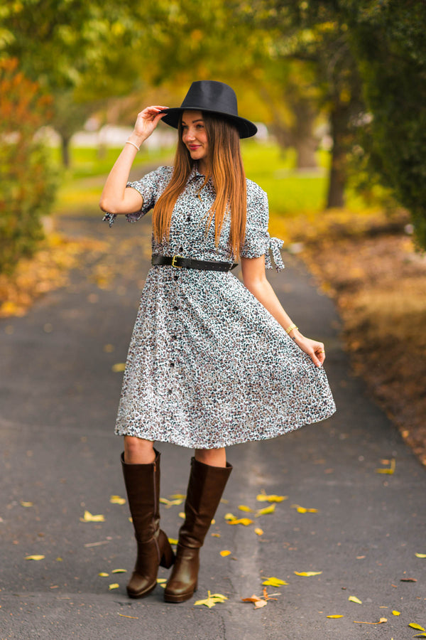 Mom & Me - Leopard Print Dress | Sparkle in Pink