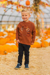 Brown Turkey Knit Sweater