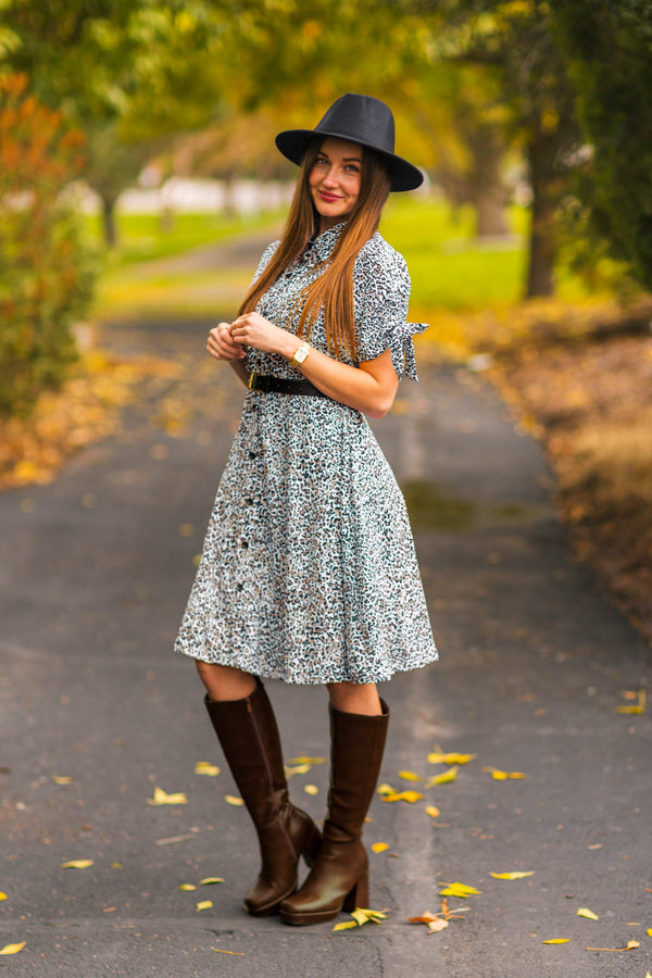 Mom & Me - Leopard Print Dress | Sparkle in Pink