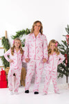 Mom & Me - Pink Candy Cane Pajamas