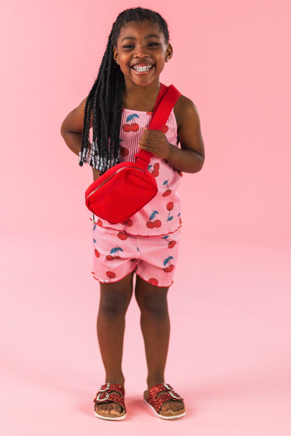 Pink Cherry Short Set | Sparkle in Pink