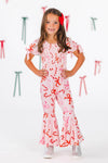 Pink Candy Cane Jumpsuit