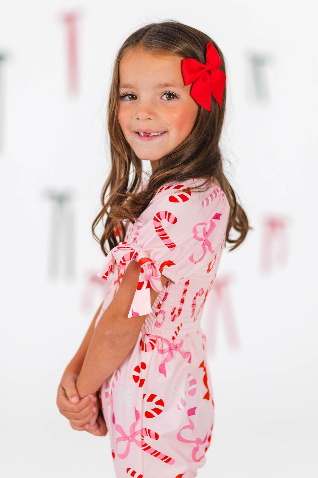 Pink Candy Cane Jumpsuit