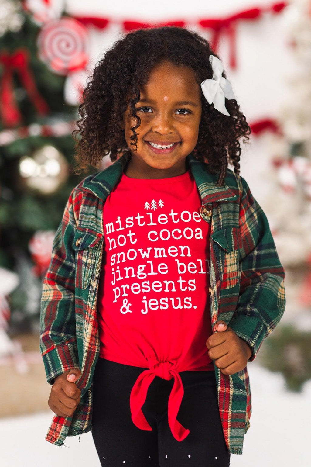 "Mistletoe, Hot Cocoa..." Legging Set