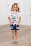 "I'm Not Bossy I Have Leadership Skills" Denim Short Set | Sparkle in Pink