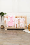Mom & Me - Blushing Bows Waffle Knit Pajamas | Sparkle in Pink