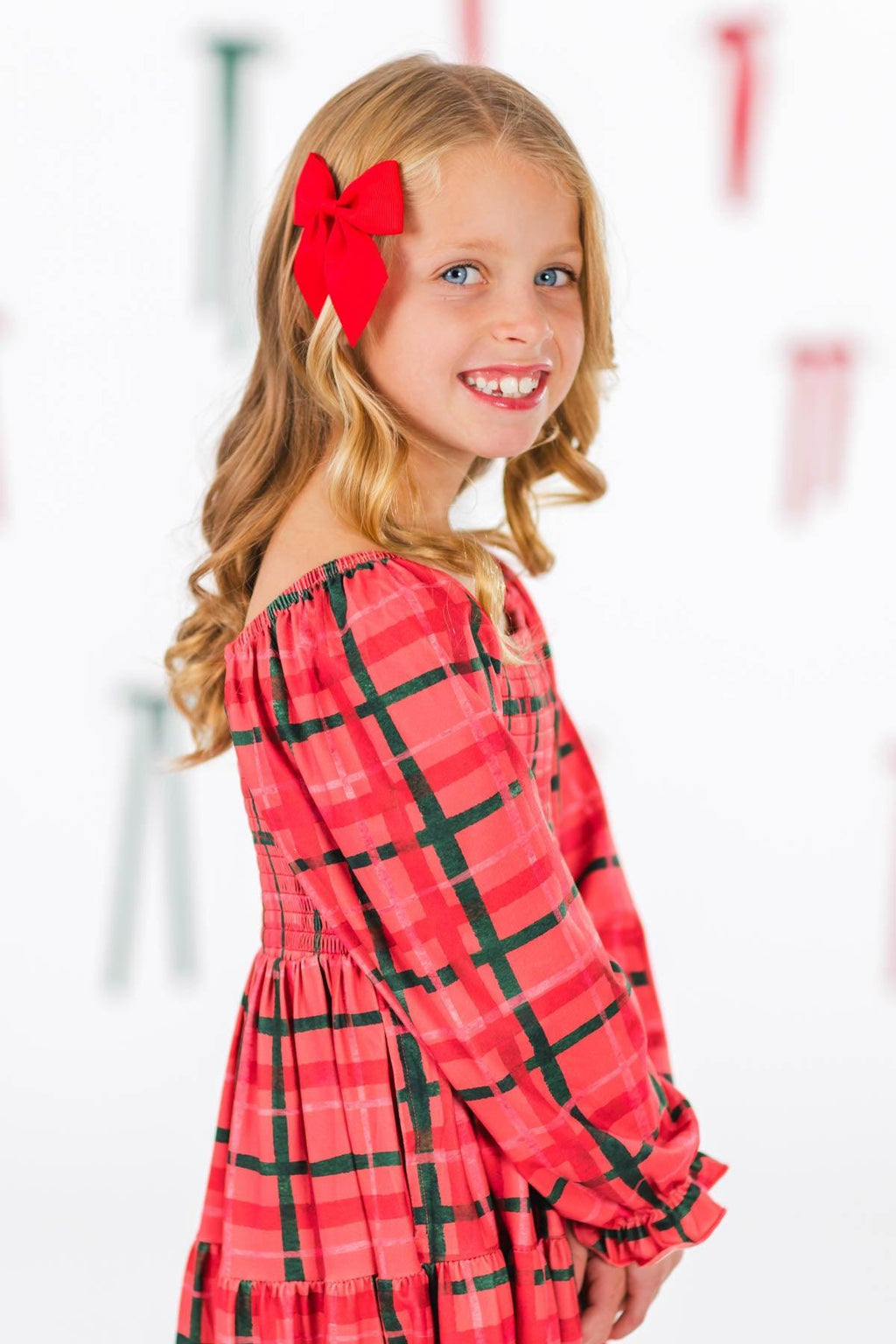 Family Red & Green Plaid Dresses & Tops