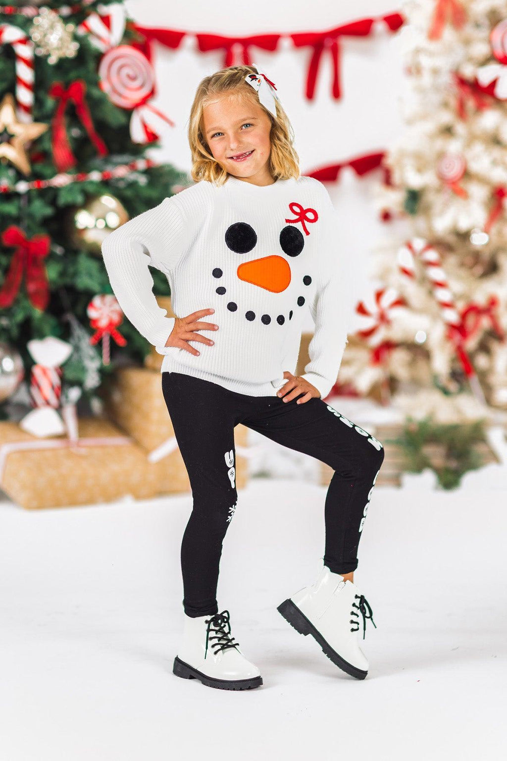 "Up To Snow Good" Knit Sweater Legging Set