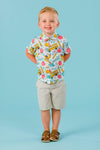 Pastel School Button Down Top | Sparkle in Pink