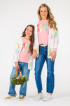 Mom & Me - Cozy Pastel Bunny Cardigan | Sparkle in Pink