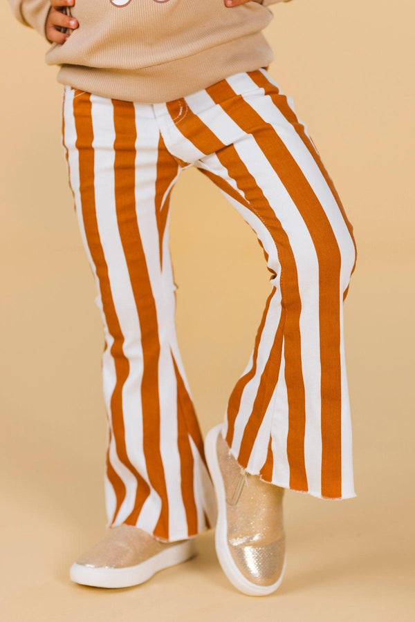 "It's All Gravy Baby" Striped Denim Bell Bottom Set