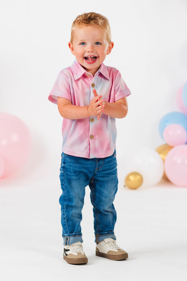 Pastel Tie Dye Family Set | Sparkle in Pink