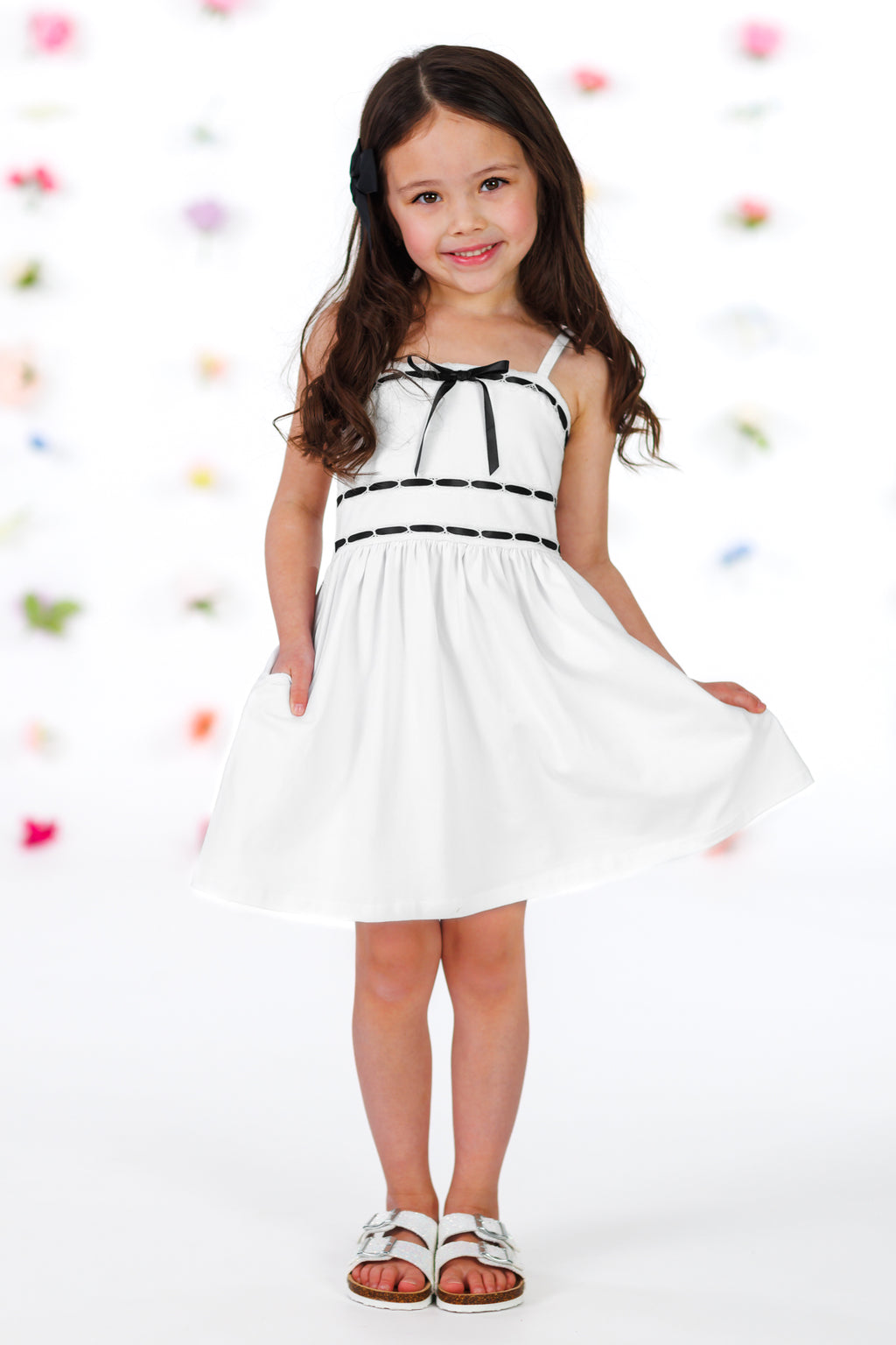 Mom & Me - Lace Ribbon Tank Dress | Sparkle in Pink