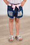 "I'm Not Bossy I Have Leadership Skills" Denim Short Set | Sparkle in Pink