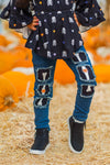 Skeleton Bones Denim Pant Set